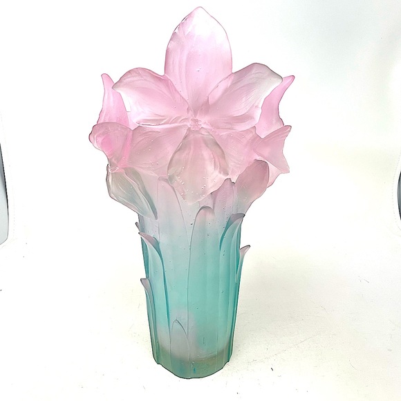 Daum Art Daum Amaryllis Vase Poshmark